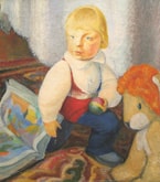 Сергей Суглобов. Портрет сына. 1989