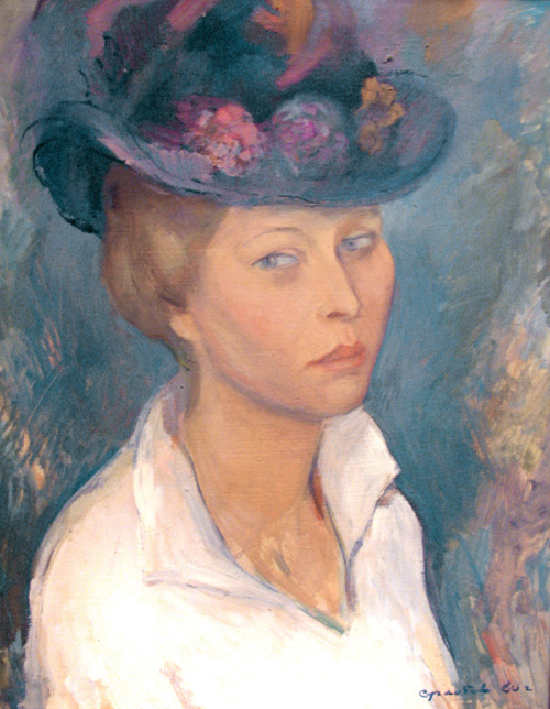SERGEI SUGLOBOV. Portrait of Ludmila Vasilenko. 1980